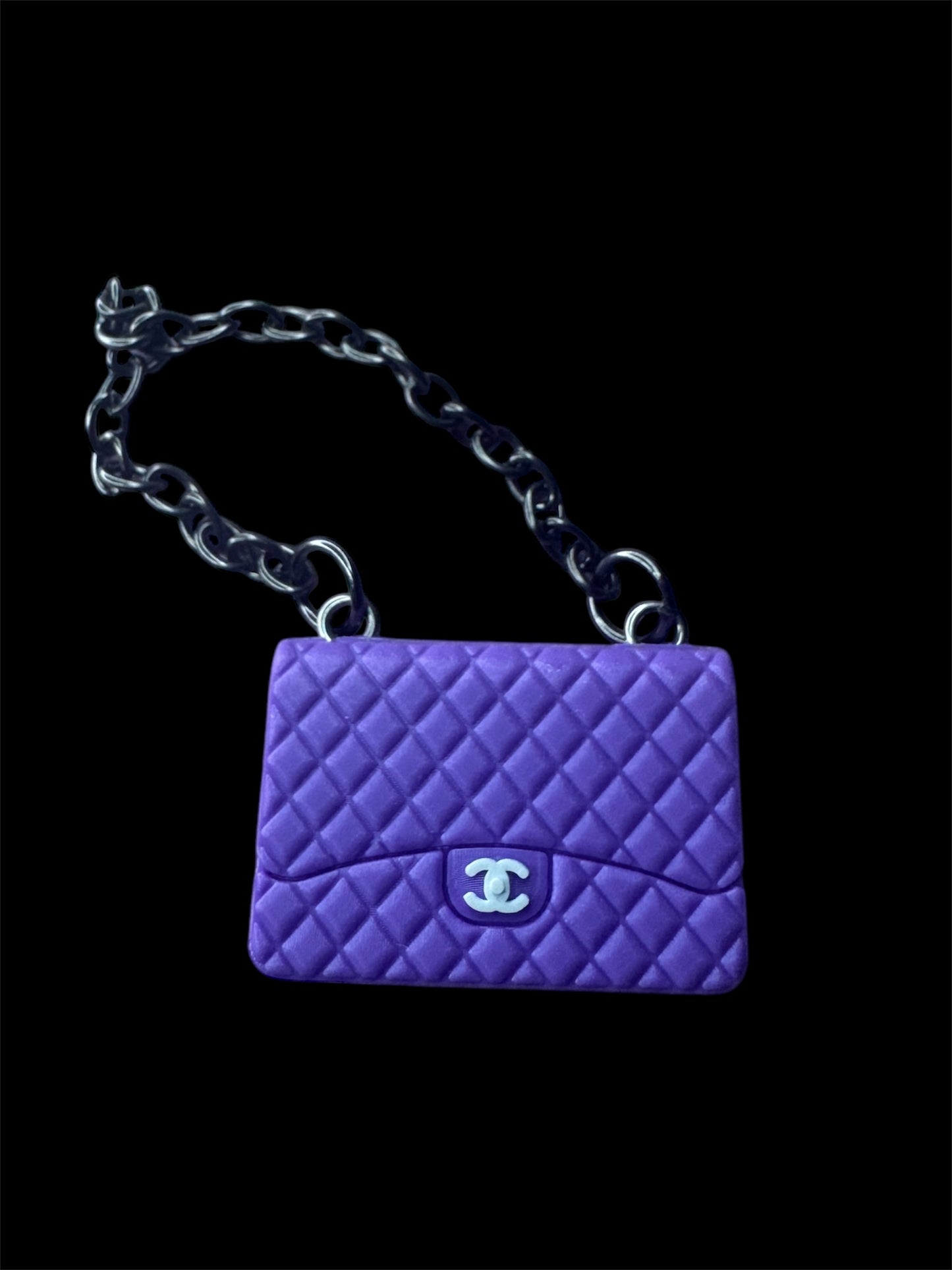 Purple cc purse