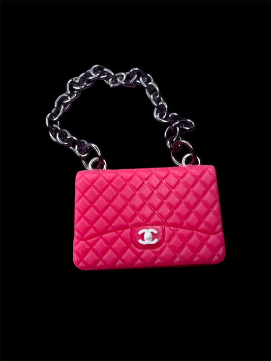 Hot pink cc purse